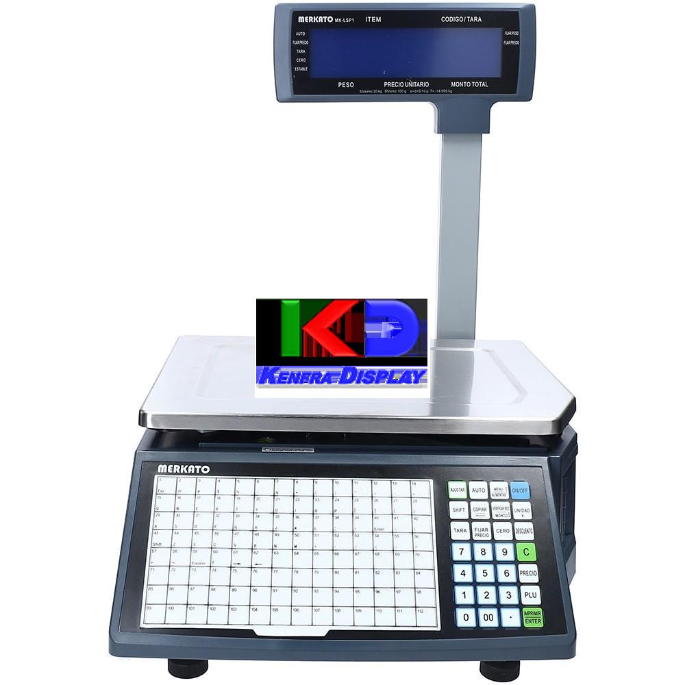 Balanza Impresora de Codigo de Barras Merkato Modelo MK-LSP1